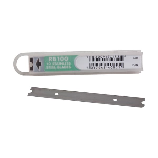 Scraper Blades - 10Pk  4" Wide S/S